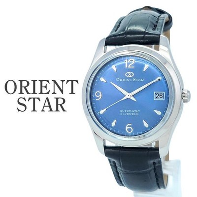 beautiful ORIENT STAR Orient Star 597302 70 blue dial JDM