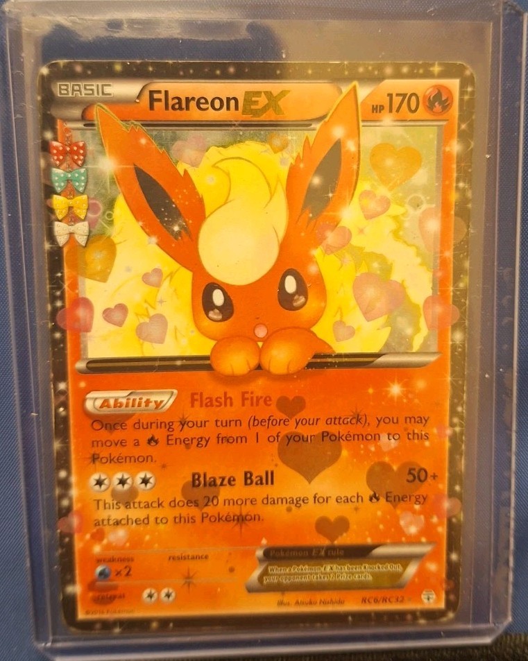 Pokémon Flareon EX RC6/RC32 Holo ENG 170HP Basic