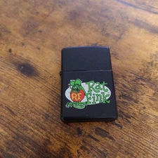 Rat Fink Zippo Lighter Black Vintage Collectible Rare