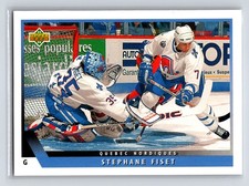 1993-94 Upper Deck - Stephane Fiset #203 Quebec Nordiques Hockey Card