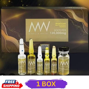 1 Box 6 Sets Miracle White Royal Gold Brightening & Anti‑Aging Serum Free Ship