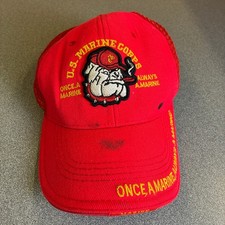 USMC U.S. Marine Corps "Once A Marine, Always A Marine" Bulldog Mesh Back Hat