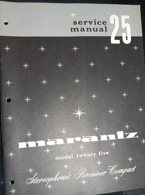 MARANTZ 25 Receiver Service Manual Original