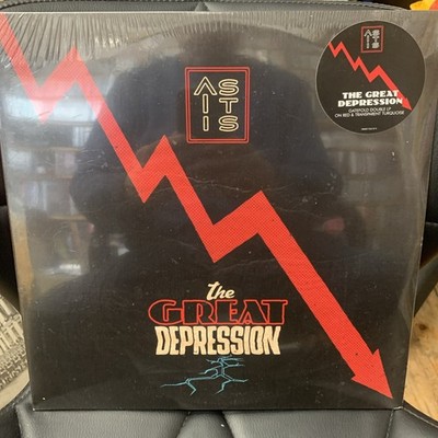 Great Depression As It Is 2LP Red And Transparent Turquoise . Sealed