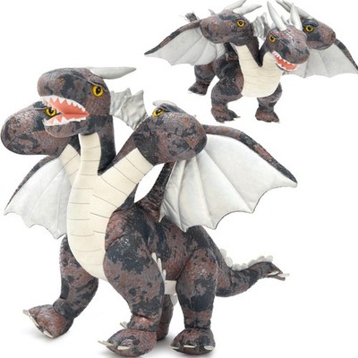 MaoGoLan 3-Headed Dragon Stuffed Animal 26 inch Giant Stuffed Dragon Plush To...