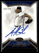 2013 TIER ONE ON THE RISE /399 AUTO ANDREW CASHNER PADRES