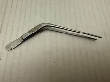 Vintage Miltex Germany Stainless Steel Angled Nasal Dressing Forceps ENT Doctor