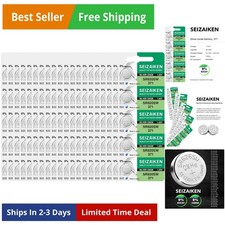 371 SR920SW 1.55V 0 Hg Silver Oxide Watch Battery 100 Batteries Made in Japa...