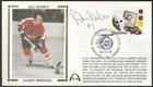 Bill Barber Signed Canada Post NHL 75th FDI FDC Gateway Stamp Cachet Flyers