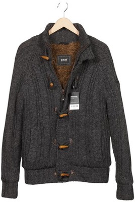 Schott NYC Jacke Herren Anorak Jacket Kurzmantel Gr. L Wolle Grau #9hhyfje