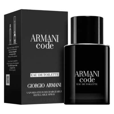 Giorgio Armani Code 50 ml Eau De Toilette Refillable Spray For Him Aftershave