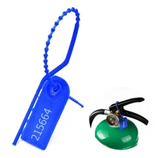 100 PCS Plastic Tamper Seals Pull Tight Security Seals Tags Breakaway Seals N...