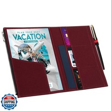 WANDERINGS Zipper Case Card Sleeve Holder Travelers Journal Acces