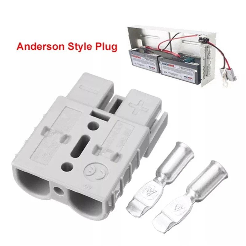 6AWG 12-24V DC 전동공구용 앤더슨 스타일 50A 플러그 커넥터 10개입 2