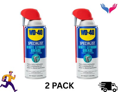 WD-40 Specialist Protective White Lithium Grease Spray with SMART STRAW, 10 oz