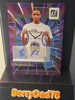 2022-23 Panini Donruss Rated Rookie Ryan Rollins #244 Signature Purple Laser /30