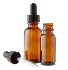 2 Oz Amber Glass Bottle With Dropper