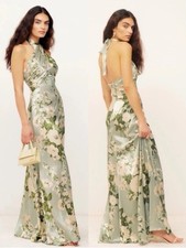 REFORMATION Veria Maxi Silk Floral Dress SZ US 4 NWT