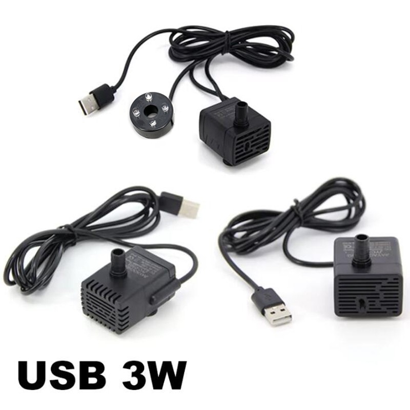 Pompa acqua DC 5V con LED per acquario
