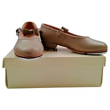 Bloch Merry Jane Toe  Heel Tap Shoes in Tan NEW in Box S0352G Sz 10.5