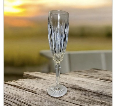 1 Replacement Vintage Cristal D'Arques-Durand 9 3/8'' Champagne Flute
