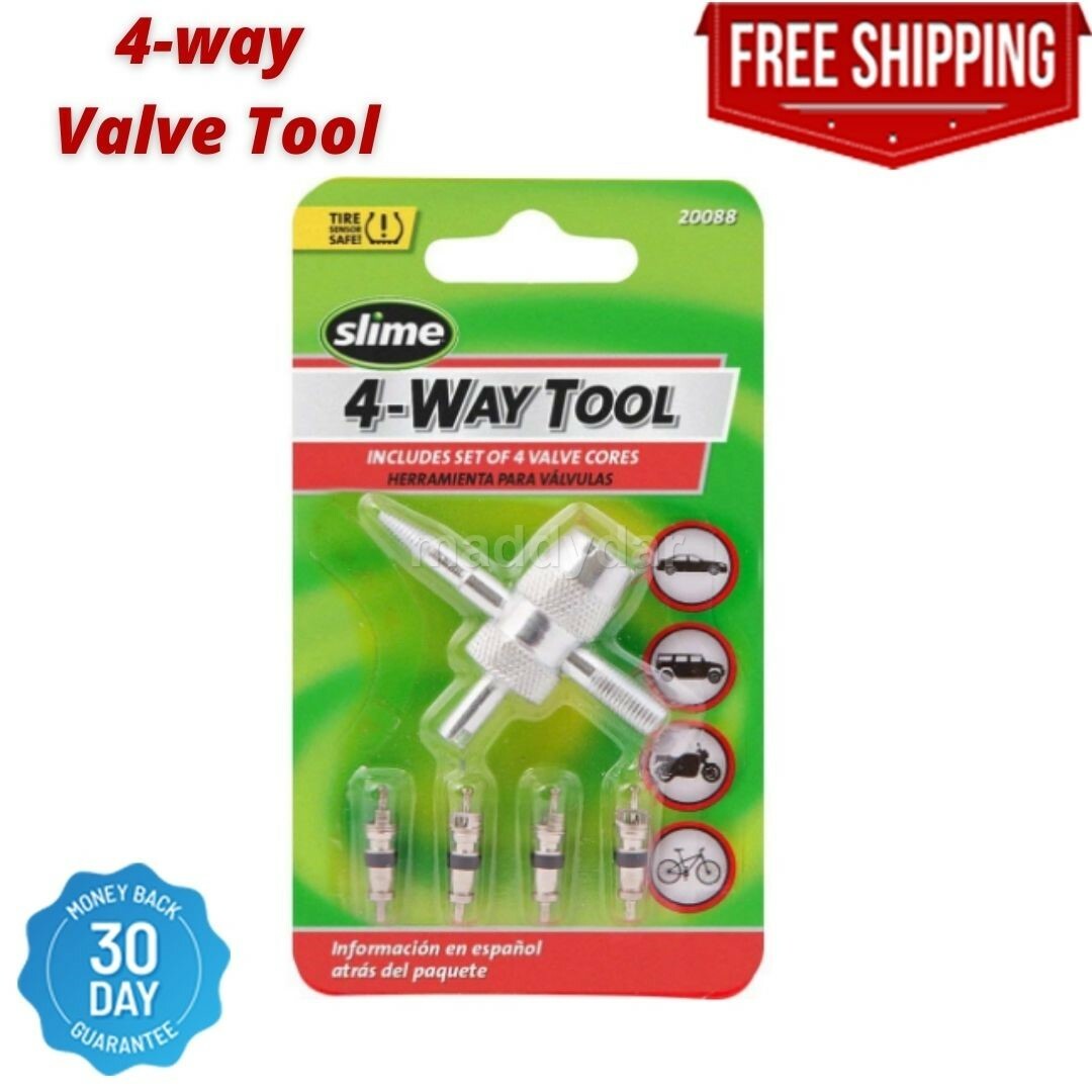 Valve Stem Core Tool Removal Kit Car Bike Tire Repair Tiny Bicycle Cores eBay