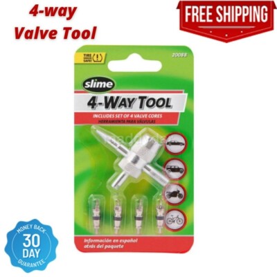 Valve Stem Core Tool Removal Kit Car Bike Tire Repair Tiny Bicycle