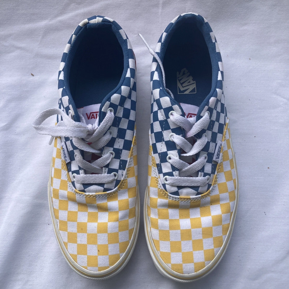 Vans Off The Wall Youth Size 6 Checked Shoes 508731 eBay