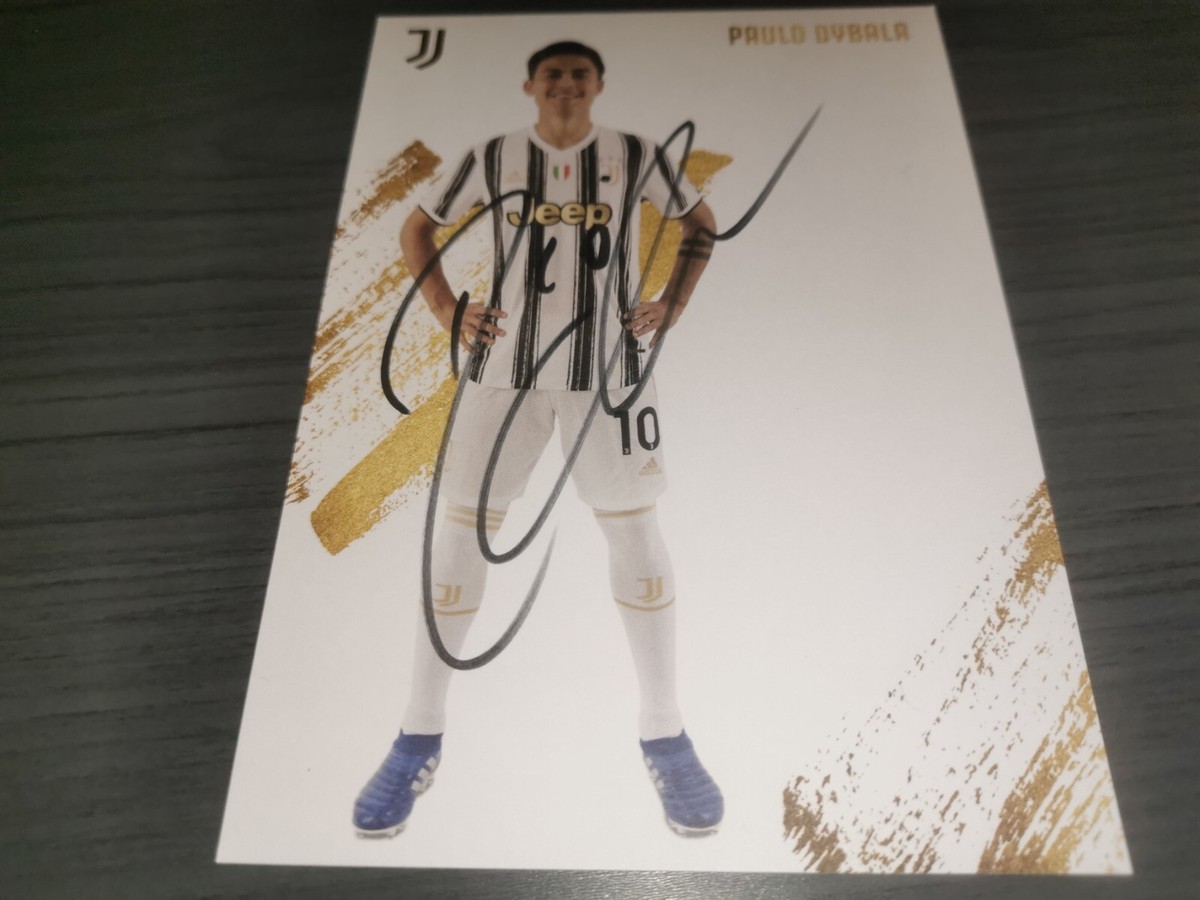 Paulo Dybala hand signed Juventus autograph card | eBay