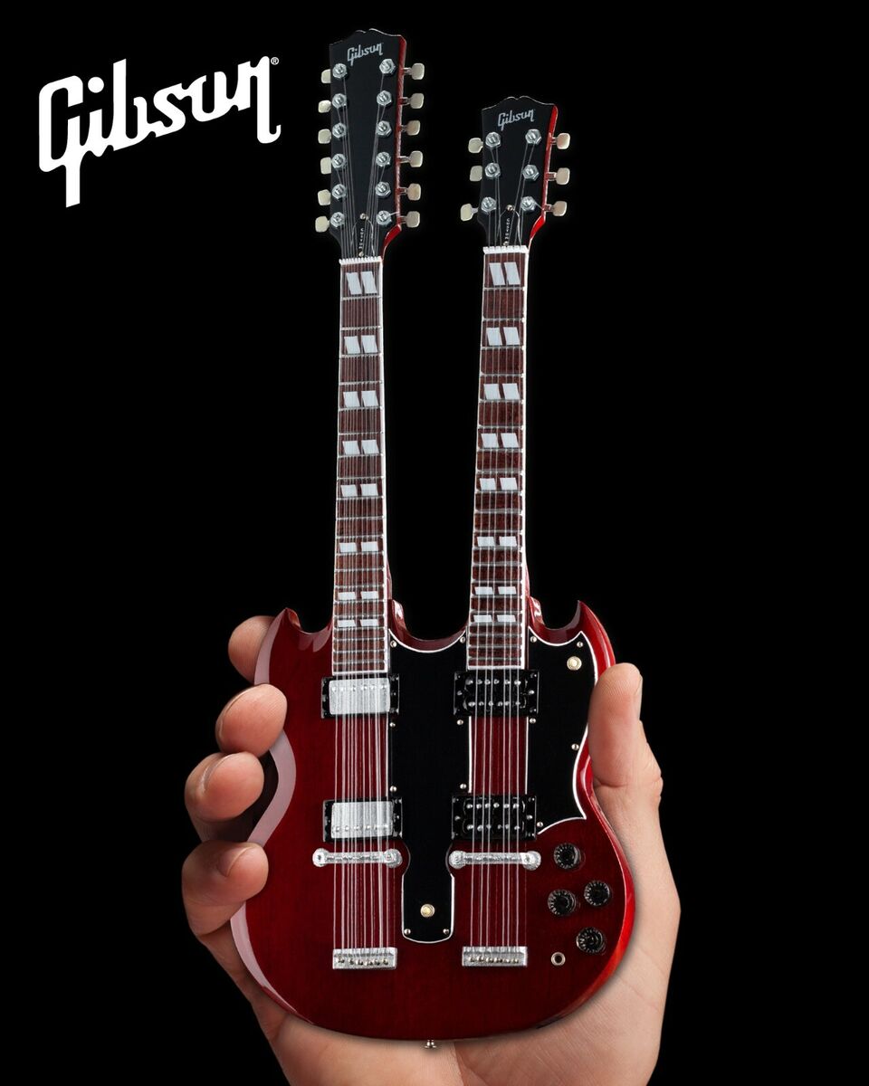 Led Zeppelin Jimmy Page Guitar Double-Neck Cherry Gibson SG Led Zeppelin Jimmy Page Guitar Double-Neck Cherry Gibson SG