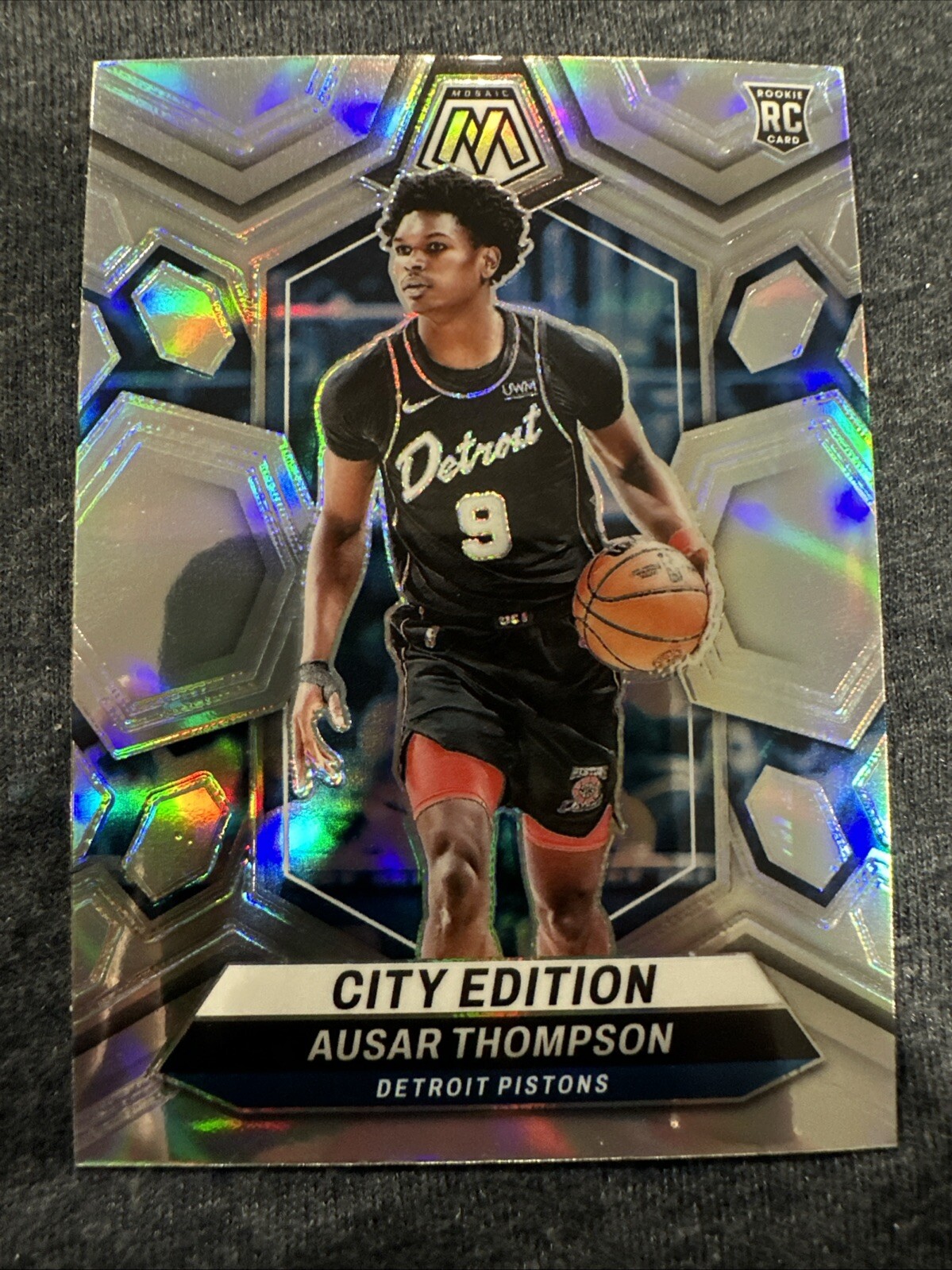 2023-24 Panini Mosaic - City Edition Silver Prizm #290 Ausar Thompson (RC)