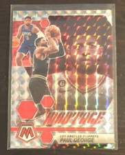 2022-23 Panini Mosaic PAUL GEORGE Prizm Montage Insert #13 Clippers