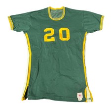 Vintage 1940s Durene Short Sleeve Jersey Size 42 Oregon Ducks Colors Stitched