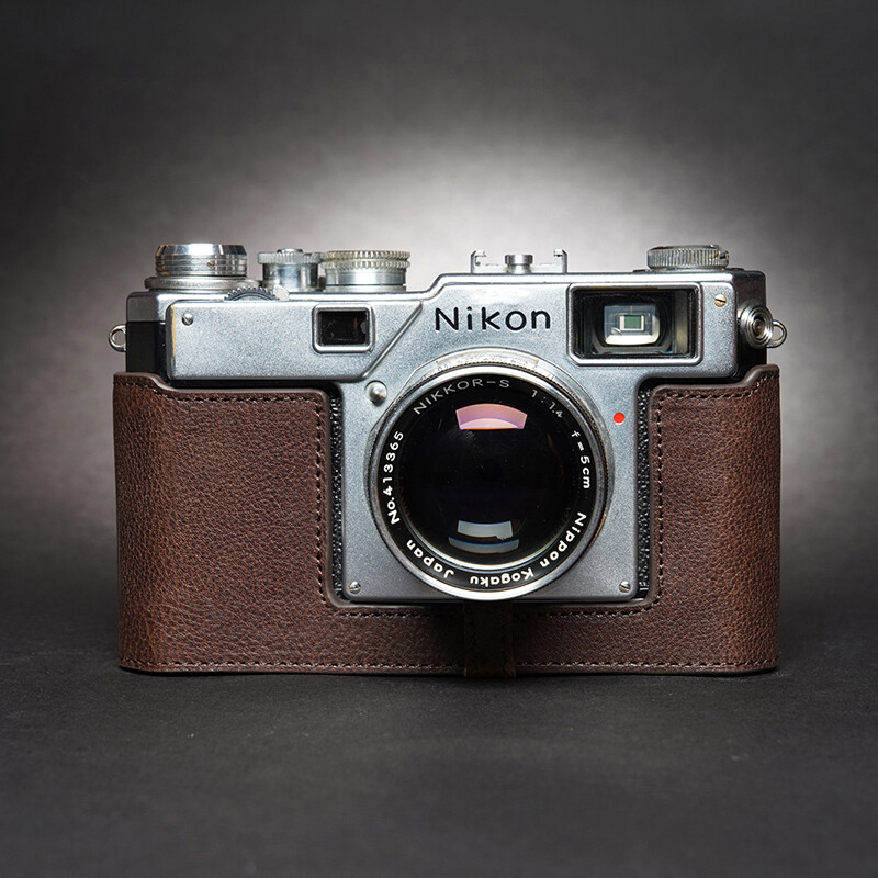 Nikon S2 Half Case Camera Genuine Leather Retro Cover Insert TP Nikon S2 Half Case Camera Genuine Leather Retro Cover Insert TP