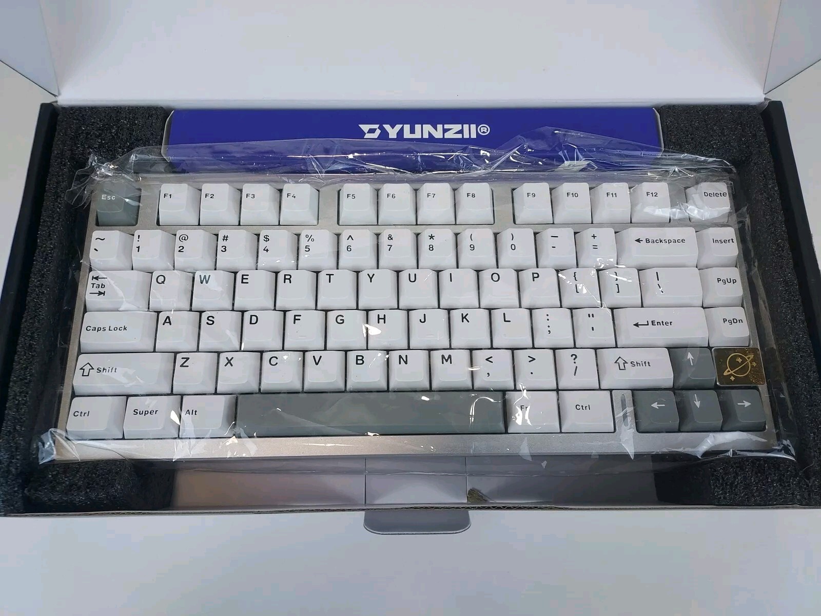 YUNZII AL75 Gaming Keyboard, Aluminium Wireless Mechanical Keyboard-image