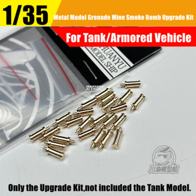 1/35 Scale Tank/Armored Vehicle Model Metal Grenade Mine Smoke Bomb Upgrade Part