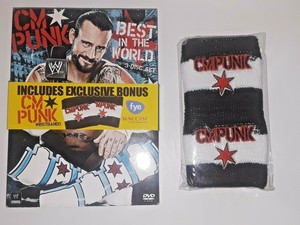 Wwe Cm Punk Best In The World Dvd 12 3 Disc Set W Bonus Wristbands Ebay