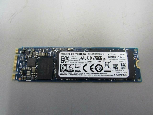 Toshiba 2280 256GB SSD M.2 (THNSNK256GVN8