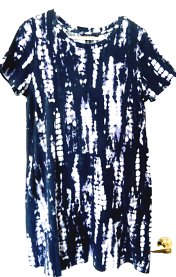 ellen tracy t shirt dress Ellen Tracy Coral Short Sleeve Shift Dress XL T-Shirt Dress Pima Cotton A-Line