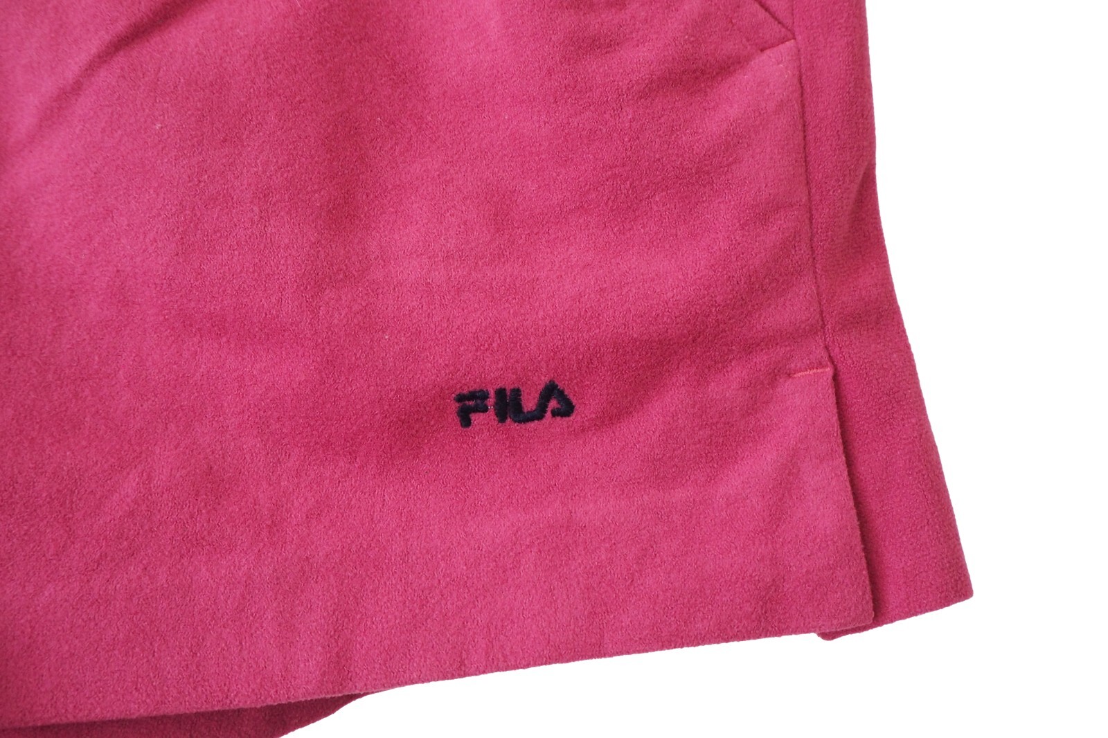 Pantaloncini vintage FILA donna M rosa anni '90 retrò tennis stile sport spugna