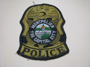 VT. MONTPELIER , "THE CAPITAL CITY"  VERMONT POLICE PATCH