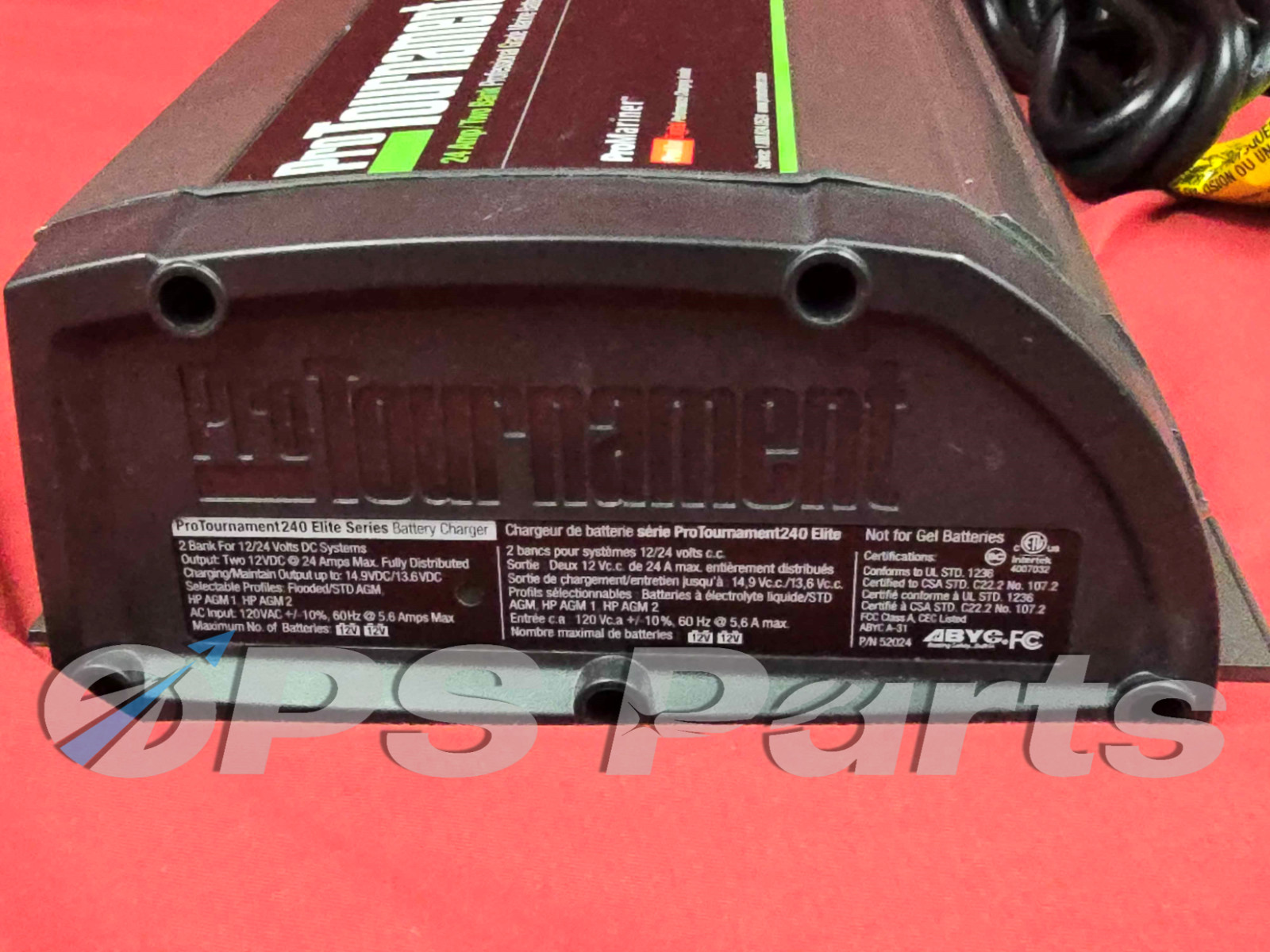 NEW Promariner ProTournament 240 Elite 24 Amp 2 Bank Battery Charger # 52024