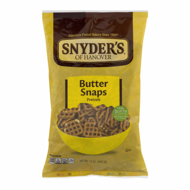 2 X 12oz Snyder's of Hanover Butter Snaps Pretzels for sale online eBay