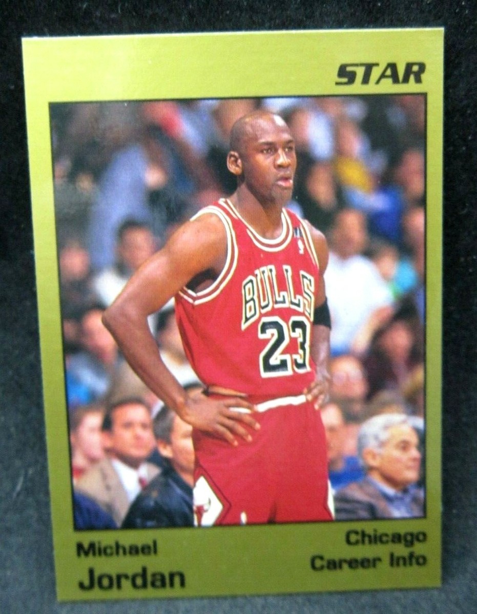 MICHAEL JORDAN 1991 STAR CO. GOLD VARIANT PARALLEL#1/1000 CARD#5