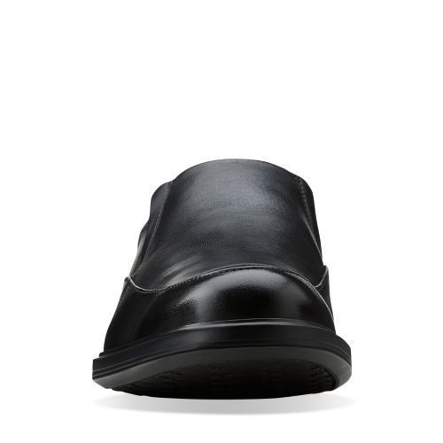 CLARKS Mens Gabson STEP Dress or Casual SLIP ON Shoes Black 