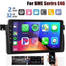 For BMW 3-series E46 1998-2006 Android 13 Car Stereo Carplay GPS Navi Radio 2DIN