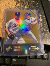 2001 TOPPS GOLD LABEL SHAWN GREEN GOLD CLASS 3 DODGERS 27/299