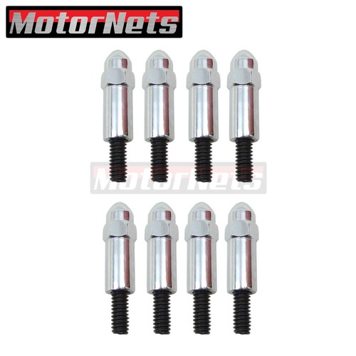 8x Valve Cover Acorn Bullet Head Mini Bolt Hold Down Nut 1/420 Chevy