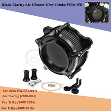 Clarity Air Cleaner Grey Intake Filter For Harley Electra Street Tri Glide FLHX
