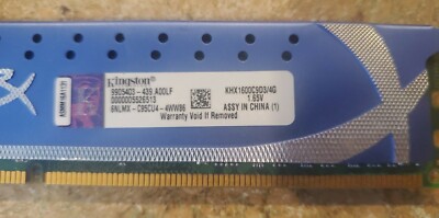 Kingston HYPERX genesis 4GB DDR3 1600MHZ KHX1600C9D3/4G DIMM